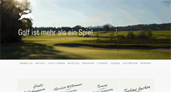 Desktop Screenshot of golfclub-salzburg.at