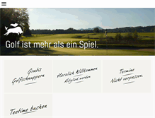 Tablet Screenshot of golfclub-salzburg.at